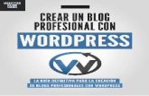 Crear blog profesional con wordpress