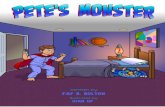 Pete's Monster Children's Picture Book