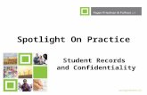 SES Fall 2015: Student Records and Confidentiality