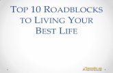 10 roadblocks to Living Your Best Life