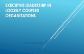 Executive Leadership in loosely coupled organizations