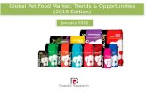 Global Pet Food Market: Trends and Opportunities (2015 Edition) - New Report by Daedal Research