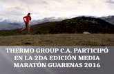 Thermo Group CA patrocina Maratón Guarenas segunda edición