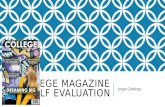 College magazine self evaluation