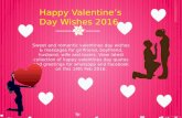 Happy Valentines Day Wishes Messages 2016