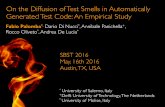 On the Diffusion of Test Smells in Automatically Generated Test Code: An Empirical Study