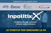 InPolitiX - bridging the gap between citizens and politicians