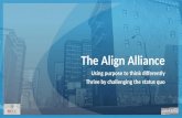 The align alliance   the purpose driven world -  20161221