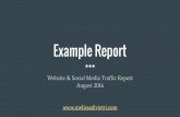 Digital Media Marketing Example Report