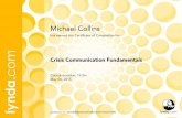 Crisis communication fundamentals certificate of completion