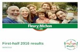 First-half 2016 results
