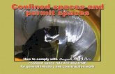 Confined spaces and permit spaces
