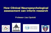 Neuropsychological diagnosis: How Clinical Neuropsychological ...