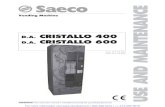 Saeco Cristallo 600 Instruction Manual