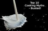 Top Cooking Myths