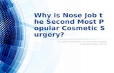 Why is Nose Job the Second Most Popular Cosmetic Surgery?