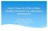 PM2.5 Program Quality Control and Calibration