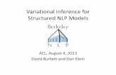 Variational Inference for Structured NLP Models