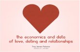 Economics and data of love, dating, and relationships