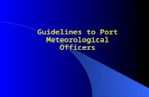 Port Meteorological Officers