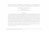 Instrumental variables estimation and inference in the presence of ...