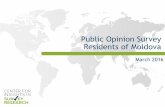Public Opinion Survey Residents of Moldova - IRI