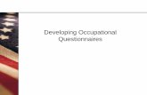 Developing Occupational Questionnaires presentation
