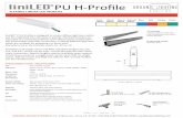 liniLED PU H-Profile Spec Sheets 7-11-2014