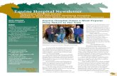 Equine Hospital Newsletter - Winter 2008