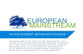 'IN OUR INTEREST: BRITAIN WITH EUROPE'