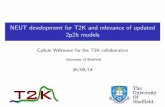 NEUT development for T2K and relevance of updated 2p2h models