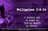5th Sunday of Lent - Second Reading - Philippians 3:8–14