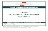 User Instruction Manual M2(R) PRECHARGED PNEUMATIC AIR ...
