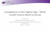 Compliance in the Digital Age: What Credit Unions Need to Know