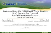 Savannah River Site (SRS) Liquid Waste Services Draft Request For ...