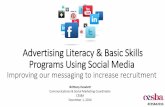 Advertising PSW Programs on Social Media