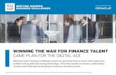 winning the war for finance talent game plan for the digital age