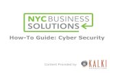 How-To Guide: Cyber Security