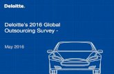 Deloitte's 2016 Global Outsourcing Survey
