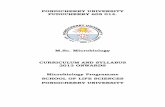 PU Syllabus - M.Sc. Microbiology Syllabus 2013 (Revised)