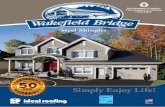 Product brochure for Wakefield Bridge Steel Shingles