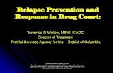 Relapse Prevention and Response in Drug Court: