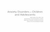 Anxiety Disorders in Children and Adolescents - ihs.gov