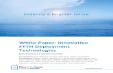 White Paper: Innovative FTTH Deployment Technologies