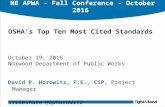 2016 New England APWA - Fall Conference