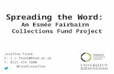 Spreading the Word: An Esmée Fairbairn Collections Fund Project