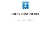 Palestinian Incitement - Press Conference
