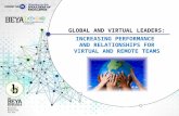 Global and Virtual Leaders: Increasing Performance and Relationships for Virtual and Remote Teams