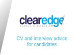Clear Edge - interview and cv advice for candidates
