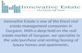 Innovative Estate - Real Estate In Gurgaon| Call@+91-981 123 1177